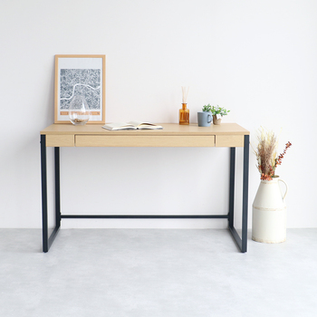 W120cmの幅広でスリムなデスク　Simple Desk OFT 3758 送料無料 即日発送-5