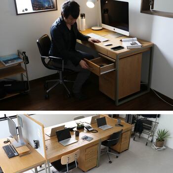 ワイド120cmのゆったりサイズのデスク　DRT 3443 II Drip Desk 1200 送料無料 即日発送-30