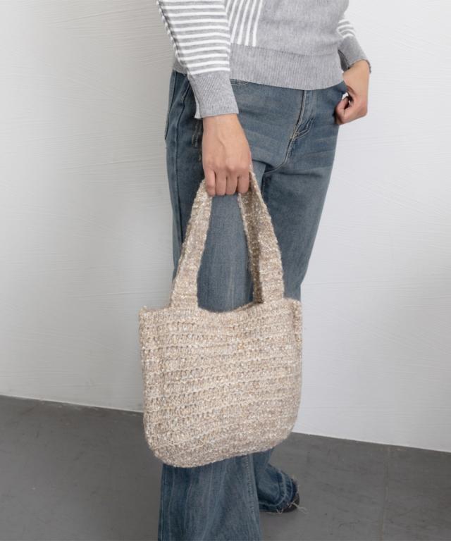 ニットバッグ ハンドバッグ 送料無料 即日発送-2