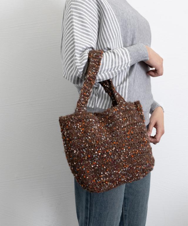 ニットバッグ ハンドバッグ 送料無料 即日発送-4