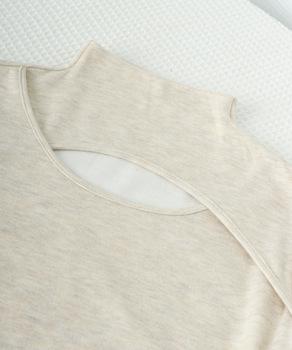 長袖Tシャツ 穴あき ハイネック 春秋冬 送料無料 即日発送-8