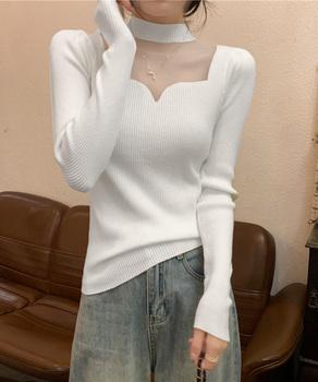 ニットトップス プチハイネックレディース 送料無料 即日発送-4