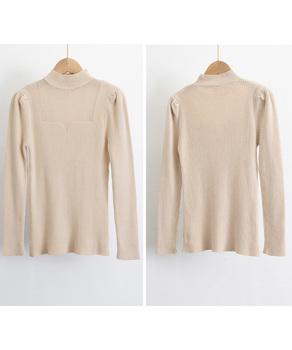 ニットトップス プチハイネックレディース 送料無料 即日発送-8