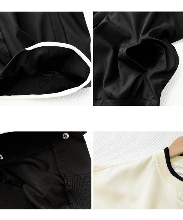 ライトクロップドブルゾンレディース 送料無料 即日発送-3