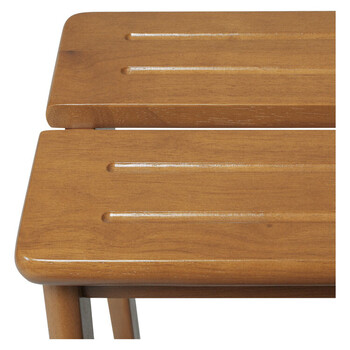 ステップチェア2段 木製踏み台　ブラウン 送料無料-2