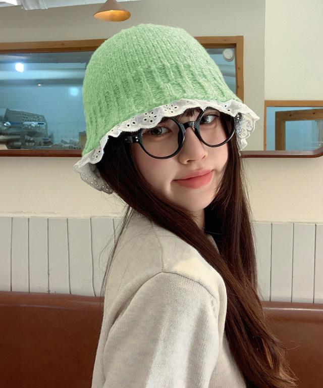 ニットハット レース レディース 送料無料 即日発送-6