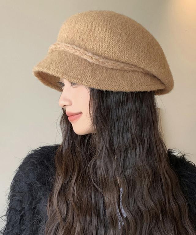 ベレー帽 起毛 ハット レディース 秋冬 送料無料 即日発送-4