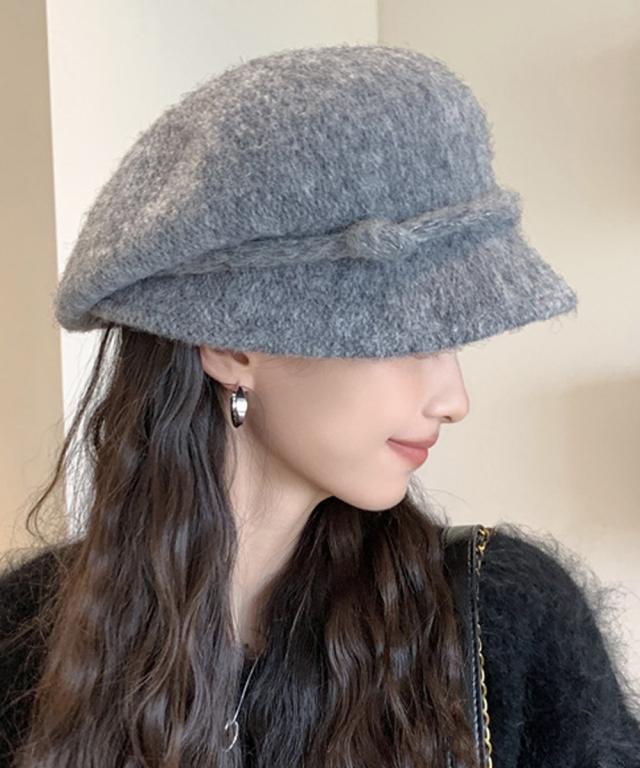 ベレー帽 起毛 ハット レディース 秋冬 送料無料 即日発送-6