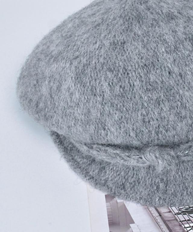 ベレー帽 起毛 ハット レディース 秋冬 送料無料 即日発送-8