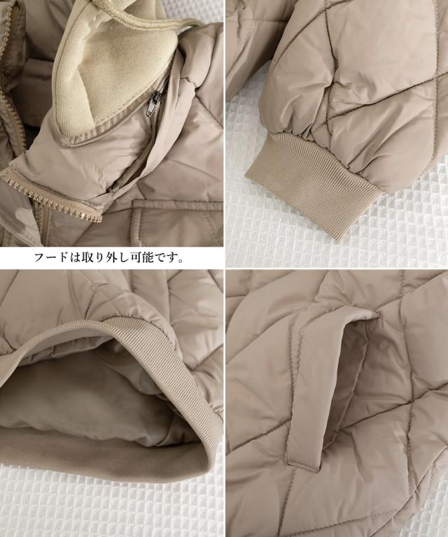 中綿ジャケット キルティングブルゾン防寒 SK21762628-4291 送料無料 即日発送-3