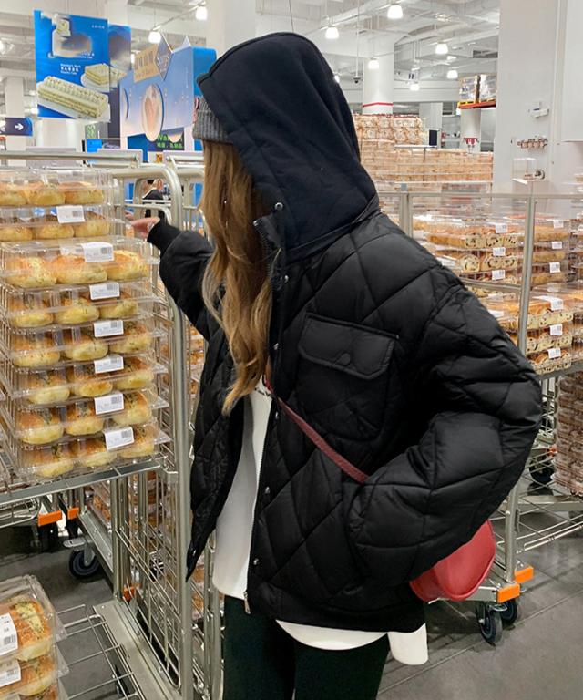 中綿ジャケット キルティングブルゾン防寒 SK21762628-4291 送料無料 即日発送-5