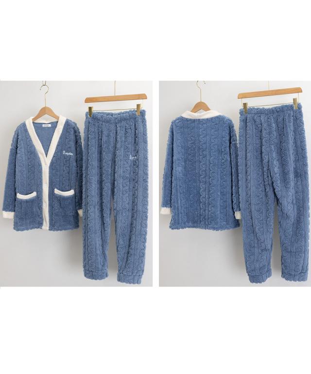 フリースパジャマ レディース 上下SK21762622-4297 送料無料 即日発送-2
