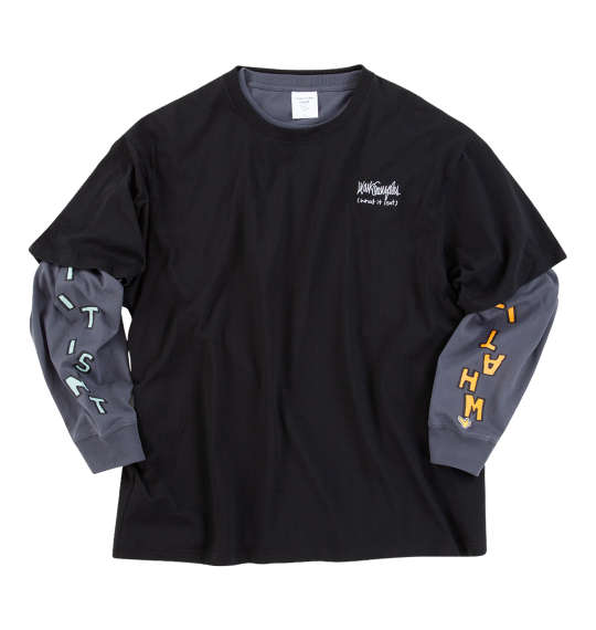 大きいサイズ What it isNt 半袖T×長袖TレイヤードTシャツ 3L 4L 5L 6L 8L MC846952-84638 ラッピング可 送料無料 即日発送-1