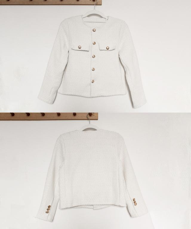 ツイード風 ジャケット レディース SK21805700-5120 送料無料 即日発送-2