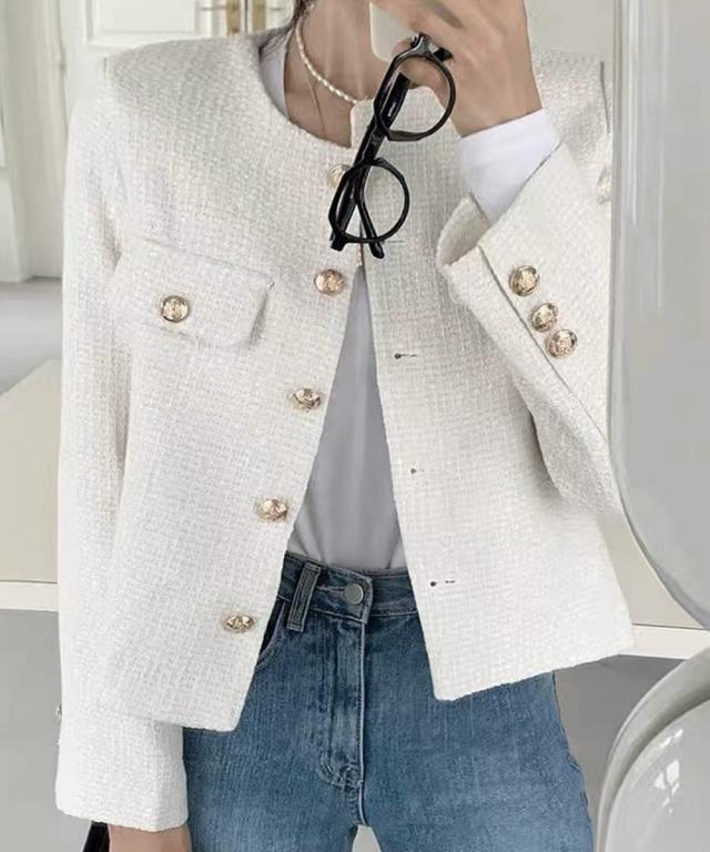 ツイード風 ジャケット レディース SK21805700-5120 送料無料 即日発送-6