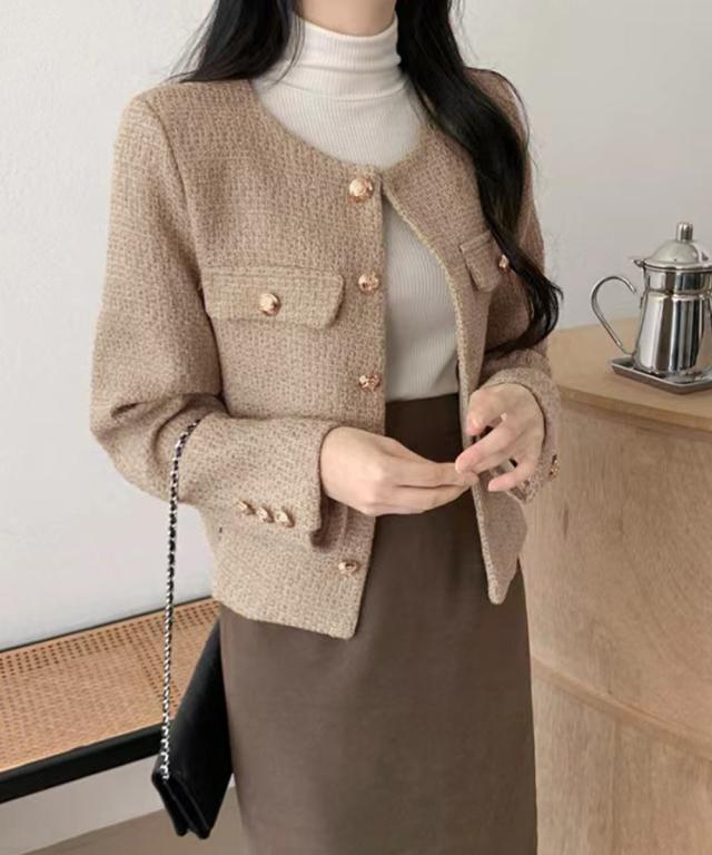 ツイード風 ジャケット レディース SK21805700-5120 送料無料 即日発送-7