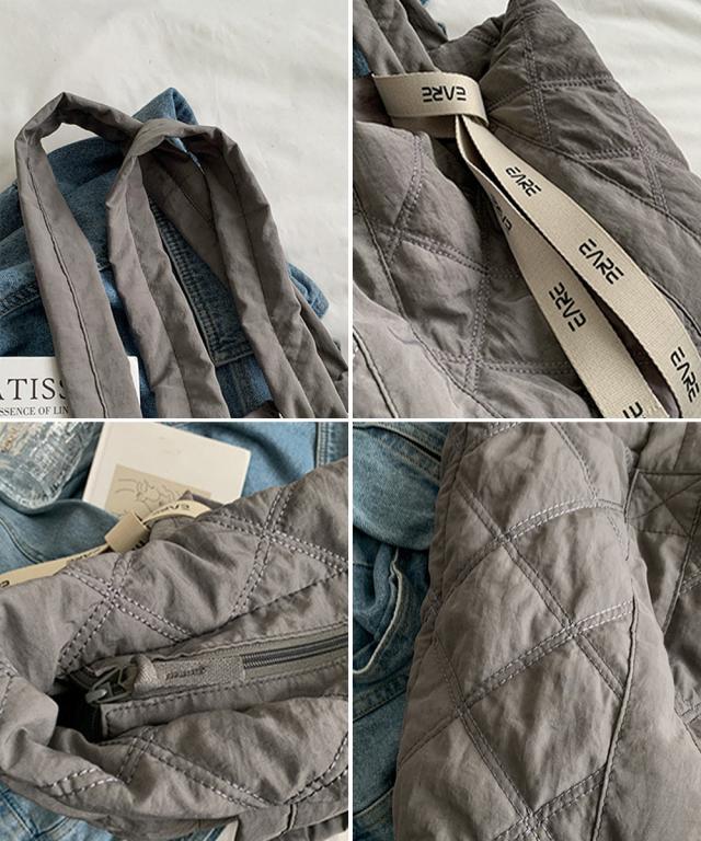 キルティングバッグ トートバッグ 大容量 送料無料 即日発送-3