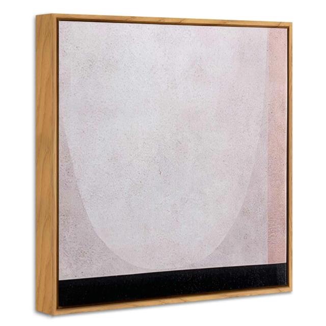 デザインアート 32.5cm 正方形 アートパネル ディオネ 北欧 シンプル モダン 絵 額付き ベージュ 送料無料-2