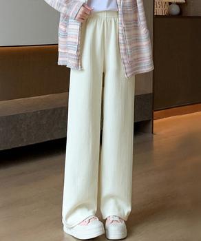 裏起毛ストレートパンツ暖かい レディース 送料無料 即日発送-5