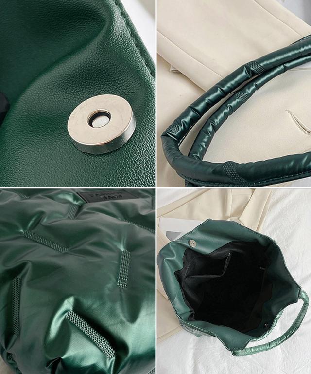 中綿入りナイロントートバッグ大容量鞄軽量 送料無料 即日発送-3