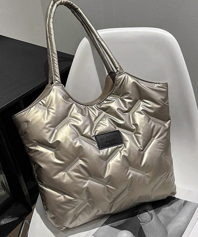 中綿入りナイロントートバッグ大容量鞄軽量 送料無料 即日発送-8