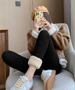 裏起毛レギンス レディースあったかパンツ 送料無料 即日発送-5