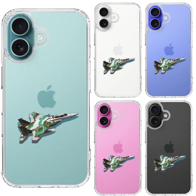 iPhone16 ケース クリア 航空自衛隊 F 15J アグレッサー2 スマホケース 側面ソフト 背面ハード ハイブリッド 送料無料-1