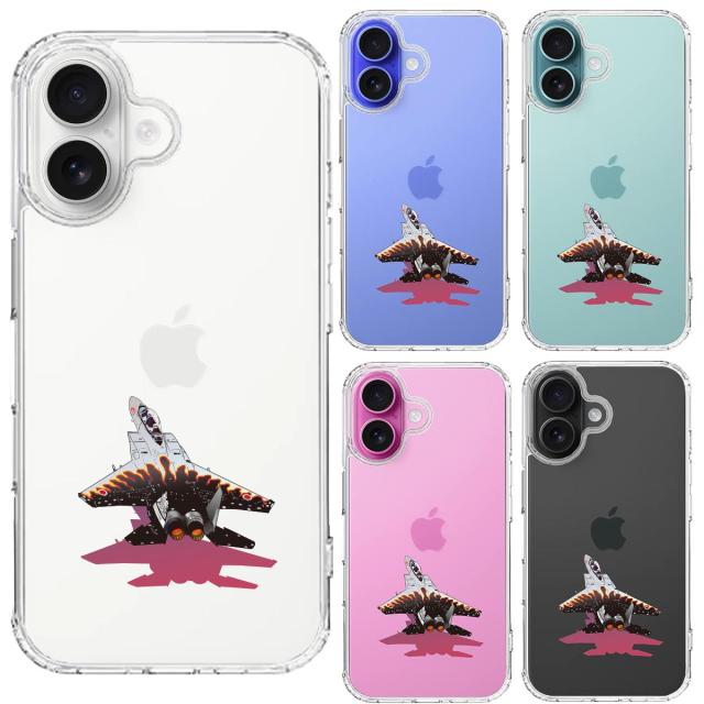iPhone16 ケース クリア F 15J 記念塗装 23飛行隊10周年 スマホケース 側面ソフト 背面ハード ハイブリッド 送料無料-1