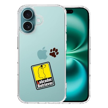 iPhone16 ケース クリア ラブラドールレトリバー1 スマホケース 側面ソフト 背面ハード ハイブリッド  送料無料-0