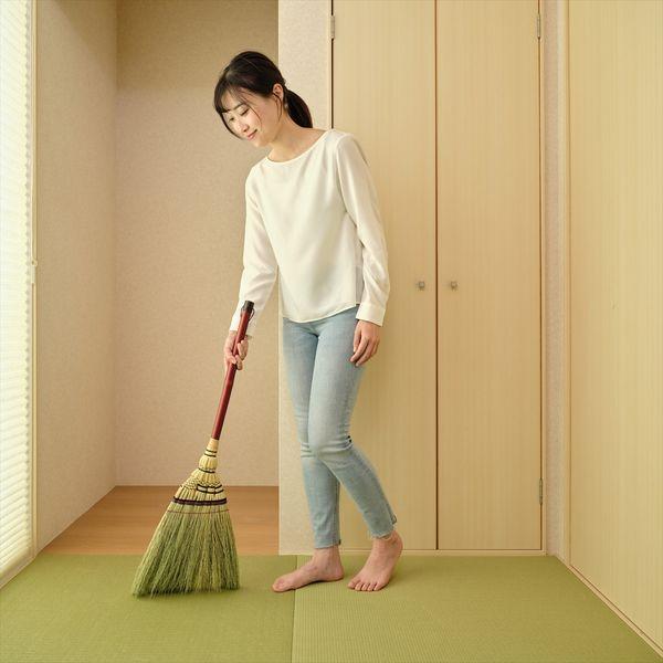DailｙClean座敷箒手編短柄2 送料無料 即日発送-3