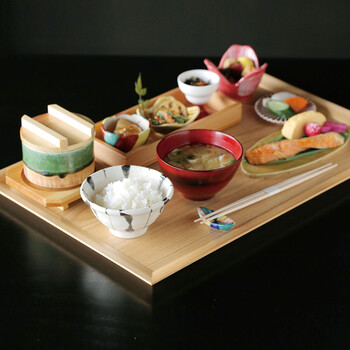 和食器 タモ大型会席盆 日本製 送料無料-8