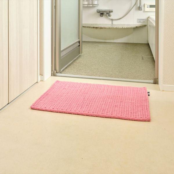 SUSU抗菌ふわふわ雲ごこちバスマットローズピンク40×60？ 2個セット 送料無料 即日発送-3