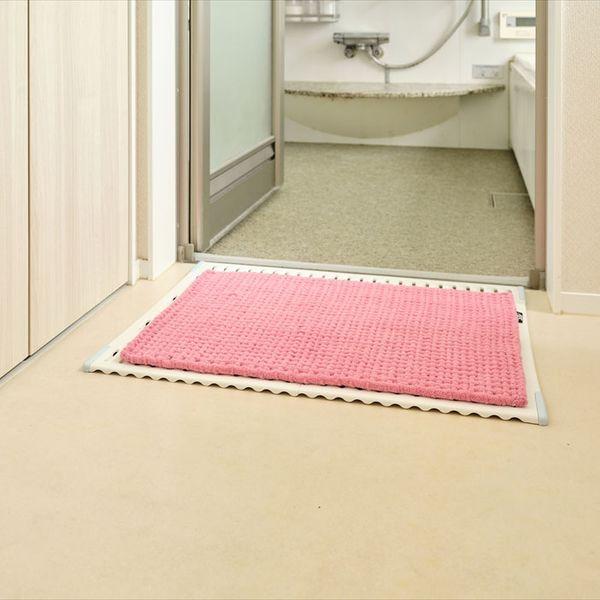 SUSU抗菌ふわふわ雲ごこちバスマットローズピンク40×60？ 2個セット 送料無料 即日発送-4