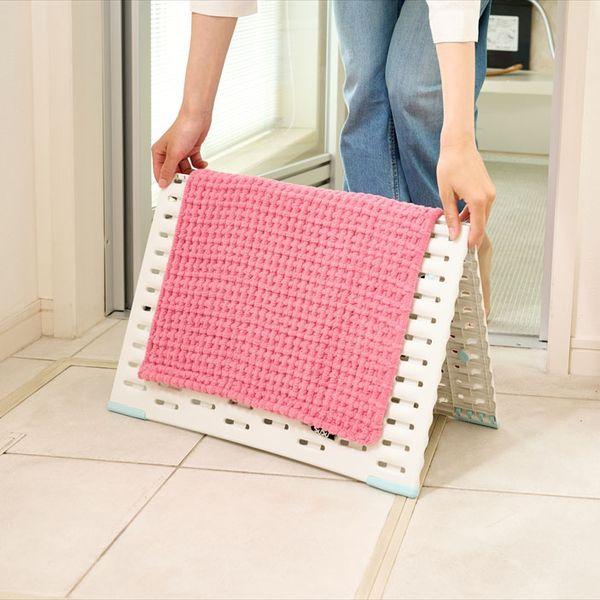 SUSU抗菌ふわふわ雲ごこちバスマットローズピンク40×60？ 2個セット 送料無料 即日発送-6