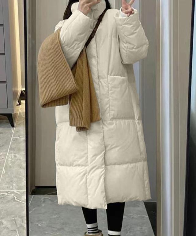 フェイクダウンコート 中綿 ロングコート 送料無料 即日発送-6