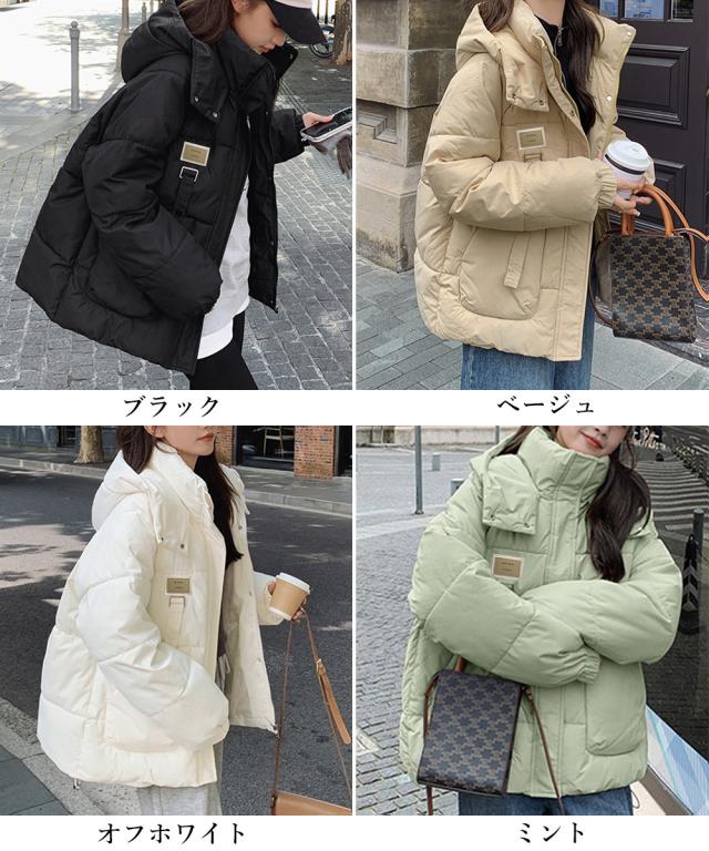 フェイクダウンジャケット中綿アウター防寒 送料無料 即日発送-1