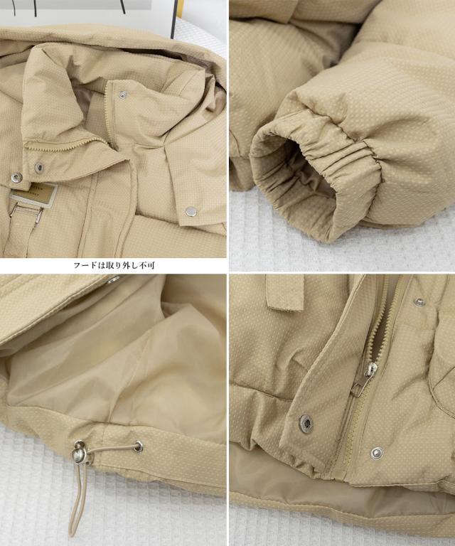 フェイクダウンジャケット中綿アウター防寒 送料無料 即日発送-3