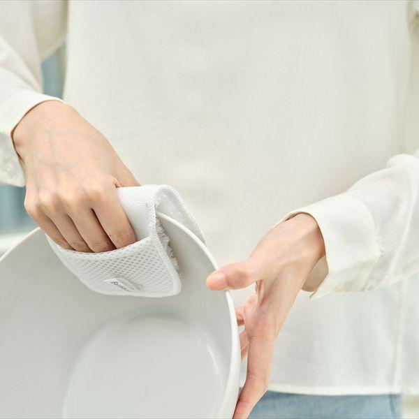 バスボンくん抗菌はさめるスポンジWポケットホワイト 5個セット 送料無料 即日発送-5