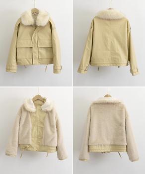 ファーライダースジャケットフェイクレザー 送料無料 即日発送-7