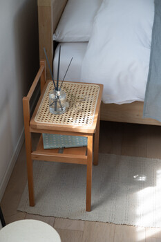 AMUサイドテーブル 天然ラタン かごめ編み 送料無料-12