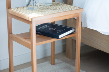 AMUサイドテーブル 天然ラタン かごめ編み 送料無料-27