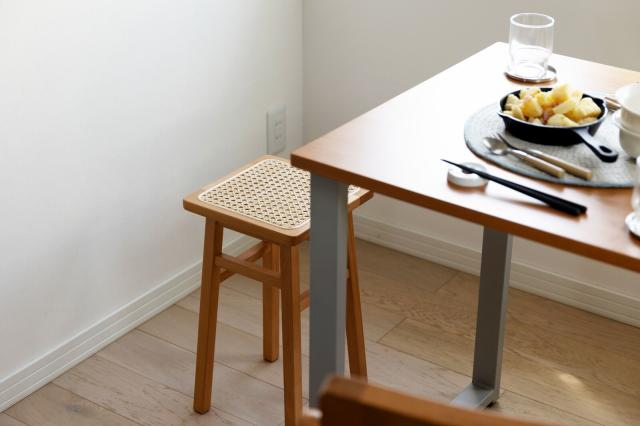 AMUスツール 天然ラタン かごめ編み 送料無料-3