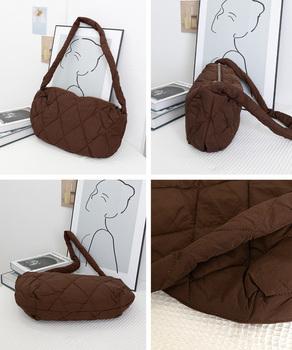 キルティングショルダーバッグ 斜めがけ鞄 送料無料 即日発送-6