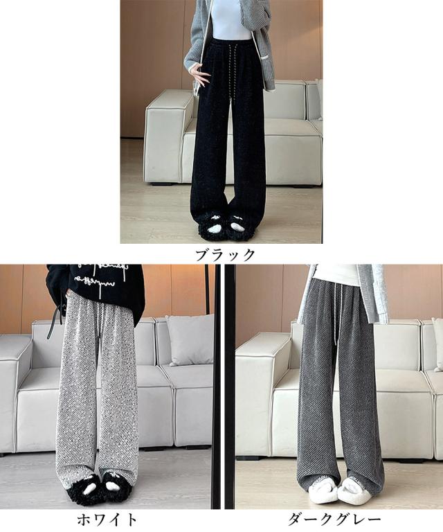 ワイドパンツ レディース イージーパンツ 送料無料 即日発送-1