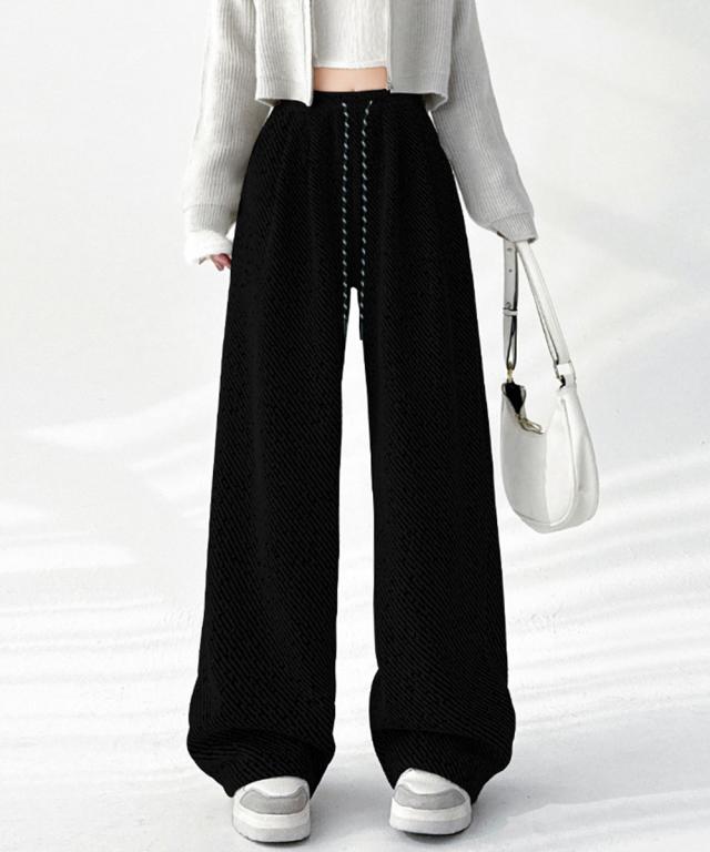 ワイドパンツ レディース イージーパンツ 送料無料 即日発送-4