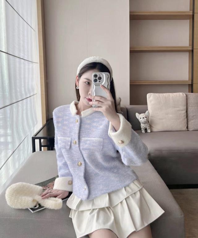 ふわふわモヘアライクジャケット 羽織もの 送料無料 即日発送-9