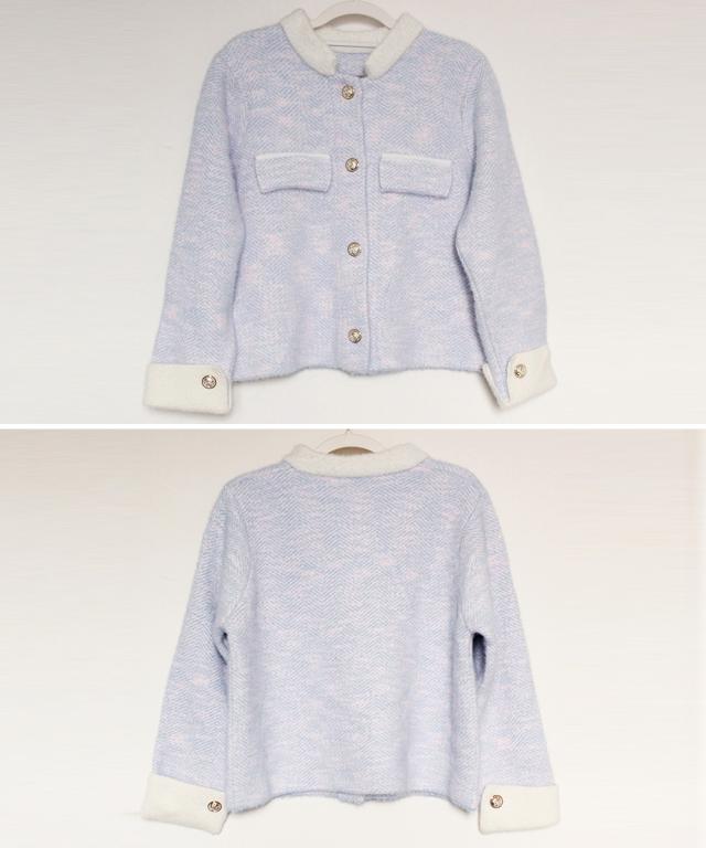 ふわふわモヘアライクジャケット 羽織もの 送料無料 即日発送-2