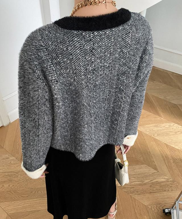 ふわふわモヘアライクジャケット 羽織もの 送料無料 即日発送-5