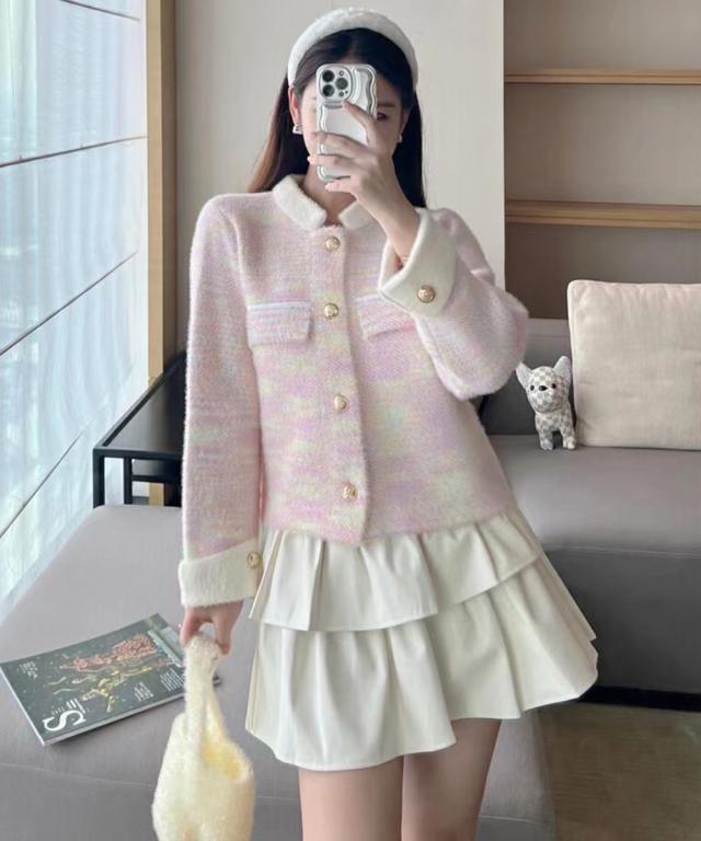 ふわふわモヘアライクジャケット 羽織もの 送料無料 即日発送-7