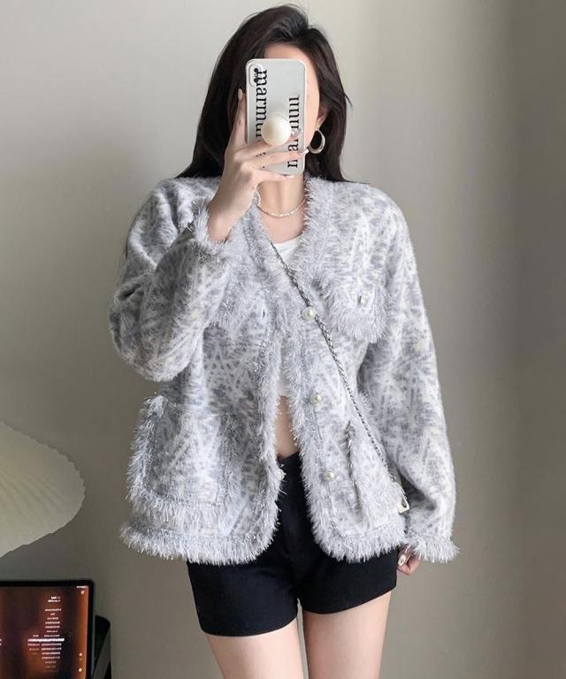 ラメツイード風ジャケット レディース 送料無料 即日発送-4